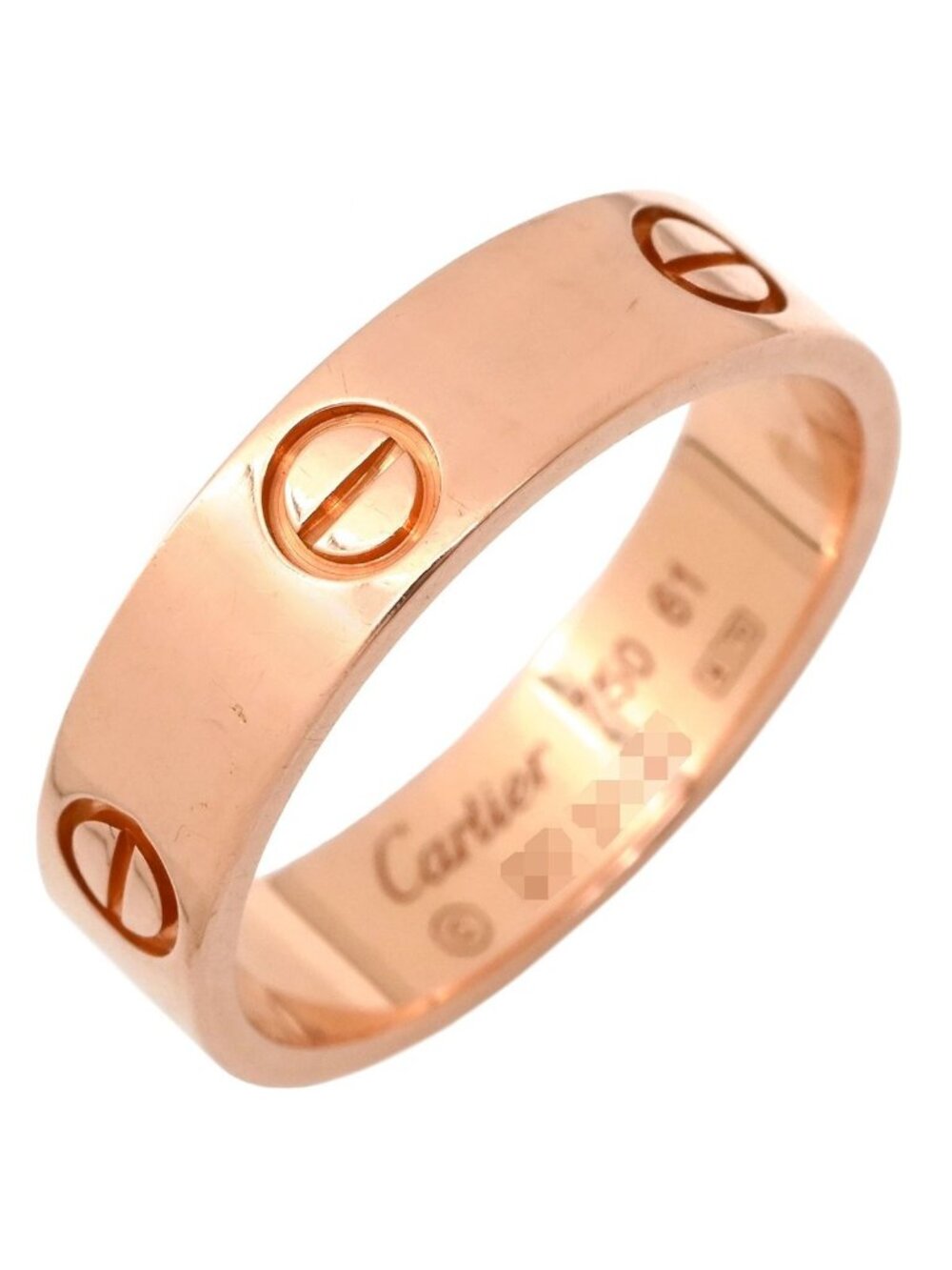 Cartier Ring Love Pink Gold 61 Classic Model PG